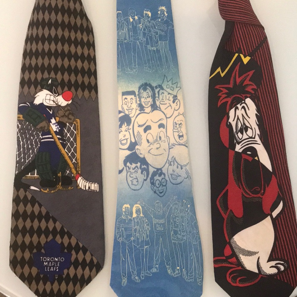 3 neck ties